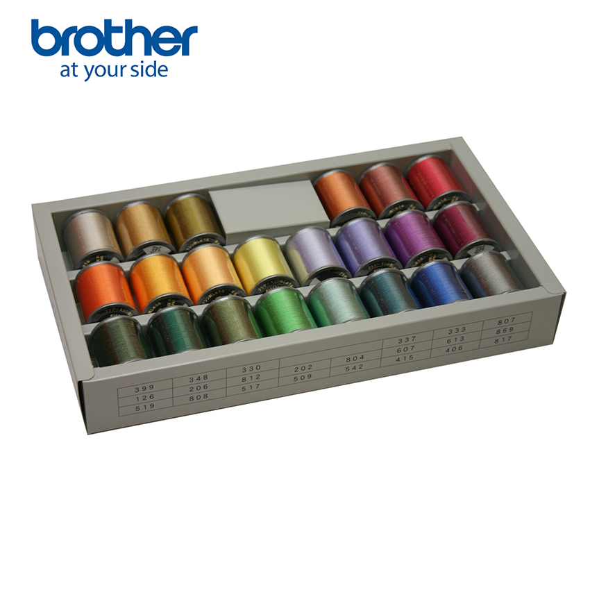 Brother Embroidery Thread - 22 Colour Pack Direct Sewing Machines &  Supplies Check out the latest designs and the latest innovations